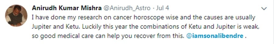 Sonali Bendre cancer treatment