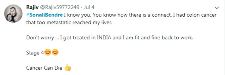 Sonali Bendre cancer treatment