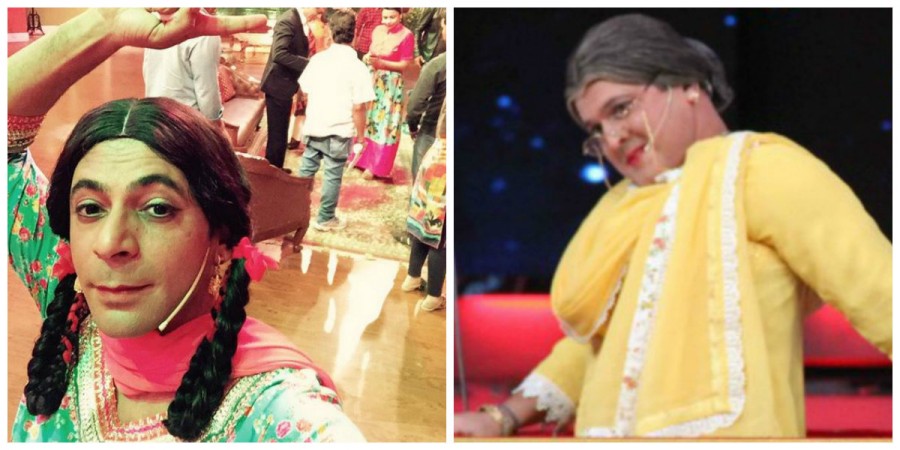 Sunil Grover and Ali Asgar from Comedy Nights with Kapil Sunil Grover and Ali Asgar
