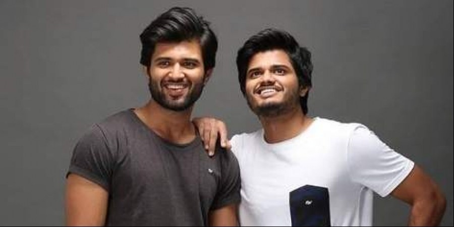 Vijay Devarakonda with his brother Anand Devarakonda Vijay Devarakonda with his brother Anand Devarakonda