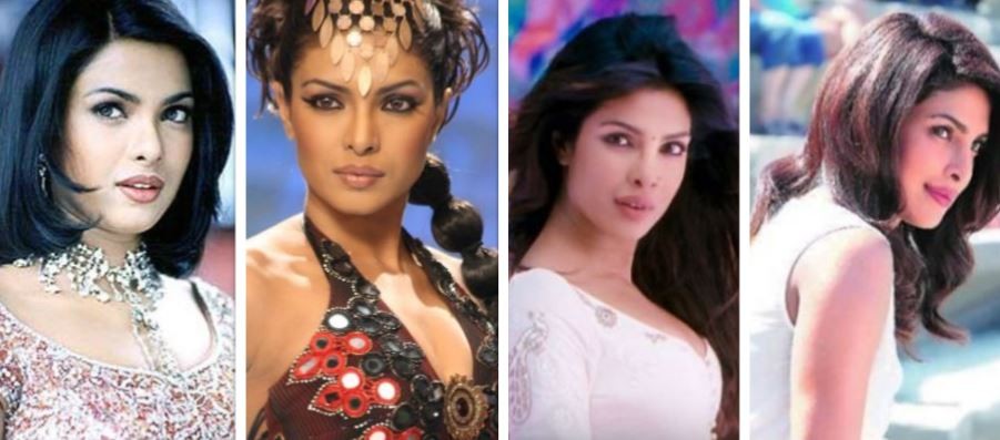 Priyanka Chopra then and now