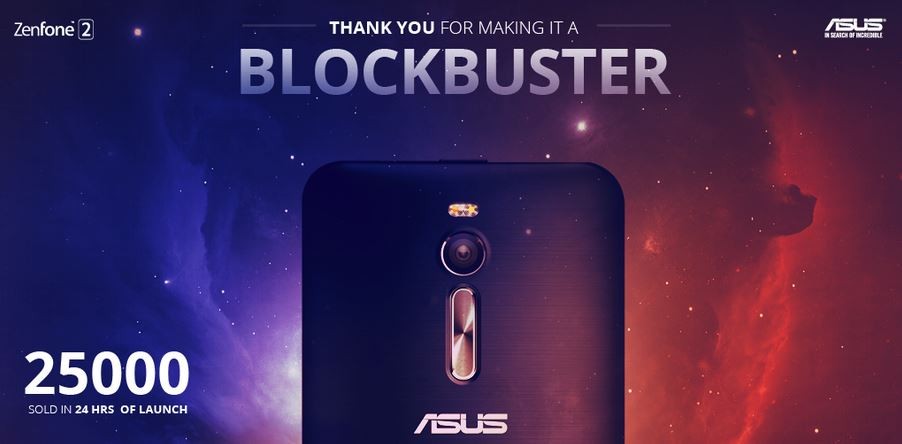 Asus Zenfone 2 Series Sold Out in India; Second Batch to Hit Stores in Mid-May Asus Zenfone 2 Series Sold Out in India; Second Batch to Hit Stores in Mid-May