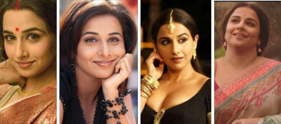 Vidya Balan then and now