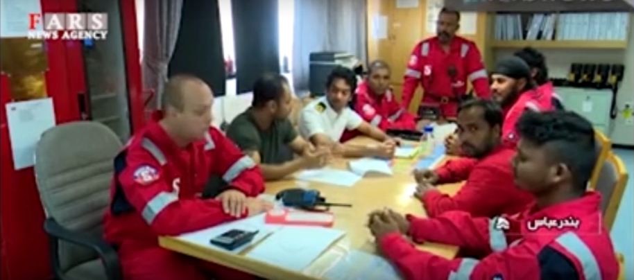 Stena Impero-crew members