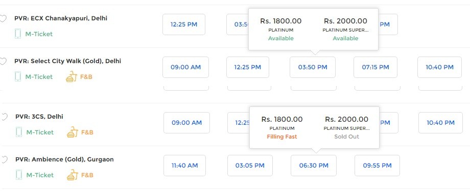 Tiger Zinda Hai ticket price: NCR Delhi Tiger Zinda Hai ticket price