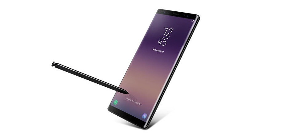 Samsung Galaxy Note 8 as seen on its official website Samsung Galaxy Note 8 as seen on its official website