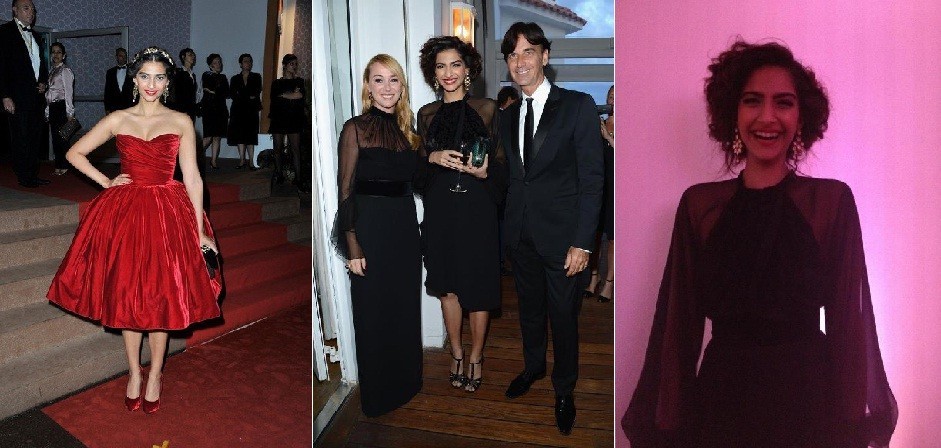Sonam Kapoor at 65th Cannes Film Festival. (Facebook) Sonam Kapoor at 65th Cannes Film Festival. (Facebook)
