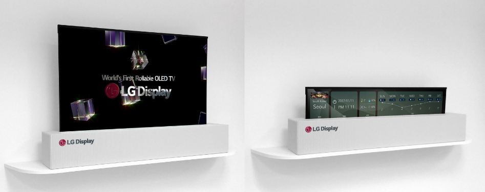 CES 2018: LG Display unveils world's first rollable OLED TV LG, rollable, OLED TV, features, CES 2018