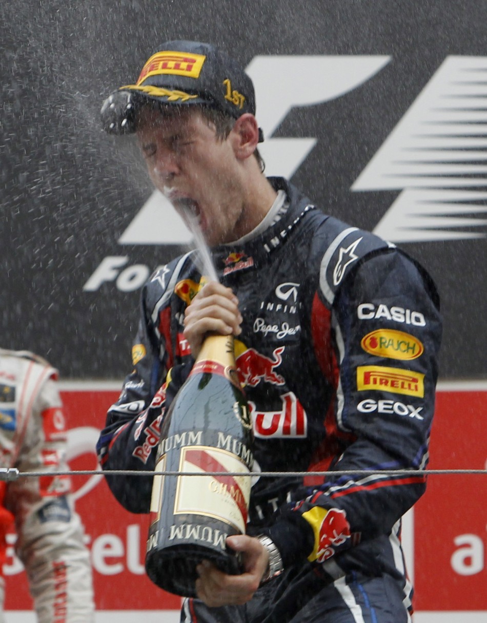Indian Grand Prix Sebastian Vettels Winning Moments Photos Ibtimes India