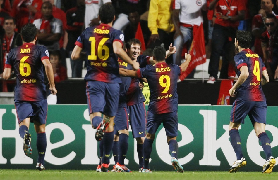 Barcelona's Win Against Benfica Marred by Puyol's Injury [PHOTOS