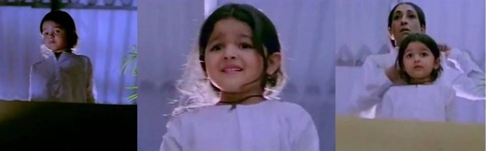 Alia Bhatt as young Preity Zinta in Sangharsh film (YouTube Sceenshot/saketgadkari0) Alia Bhatt