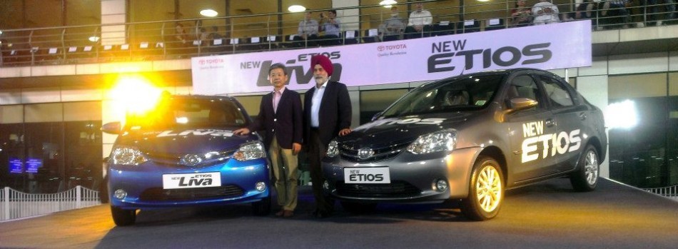 Toyota’s Etios sedan, Liva hatchback Launched in India Toyota’s Etios sedan, Liva hatchback Launched in India