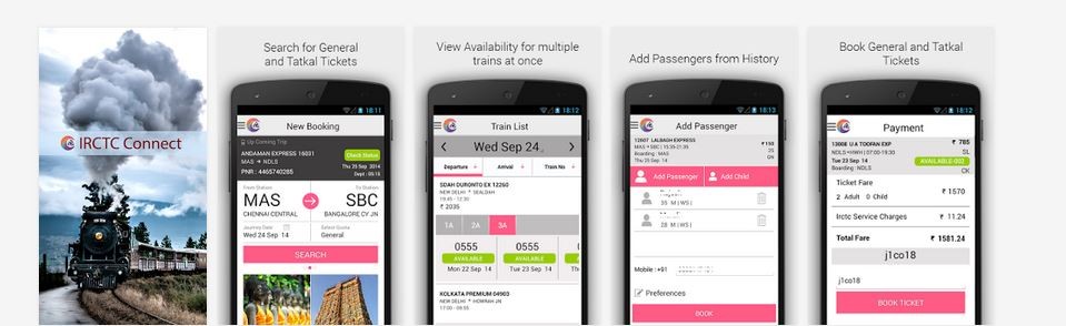 Official IRCTC Android App now available at Google Play Store Official IRCTC Android App Now Available at Google Play Store