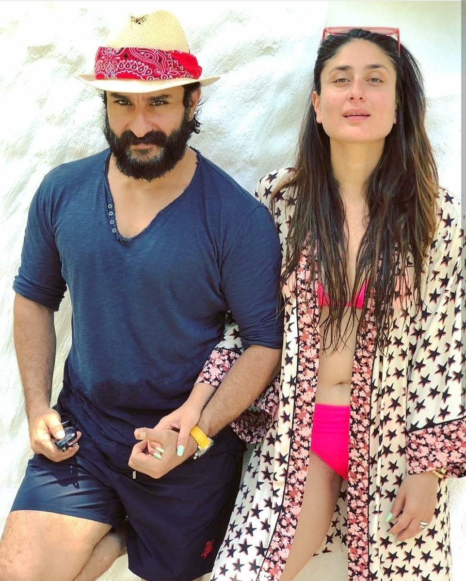 Kareena Kapoor flaunts her bikini body as she holidays with Saif Ali