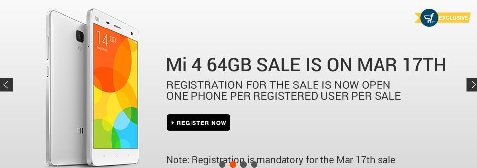 Xiaomi Mi4 (64GB) Flipkart Flash Sale 4.0 to Go Live on 17 March; Two Limited Edition Wood-panel Mi4 in the Offing Xiaomi Mi4 (64GB) Flipkart Flash Sale 4.0 to Go Live on 17 March; Two Limited Edition Wood-panel Mi4 in the Offing