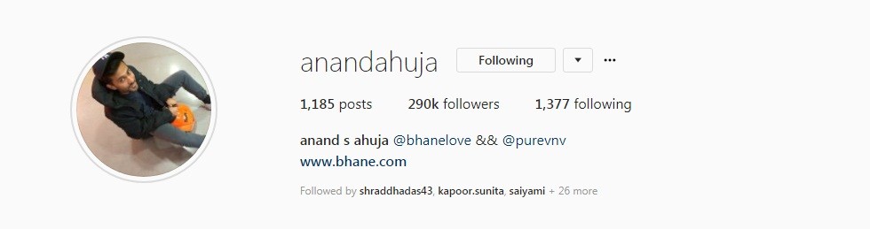 Anand Ahuja Anand Ahuja