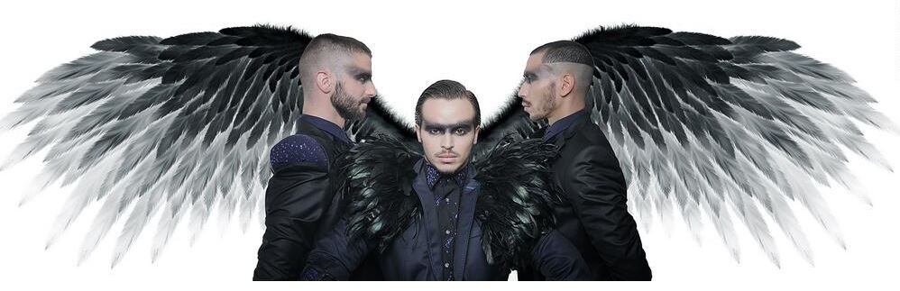 Choreographer Yanis Marshall along with his friends Arnaud Boursain and Mehdi Mamine Yanis Marshall