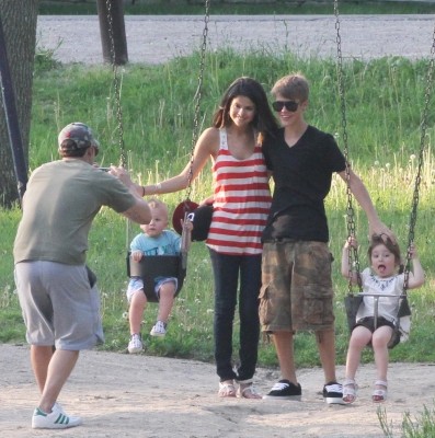 Justin Bieber and Selena Gomez