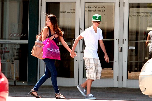 Justin Bieber and Selena Gomez