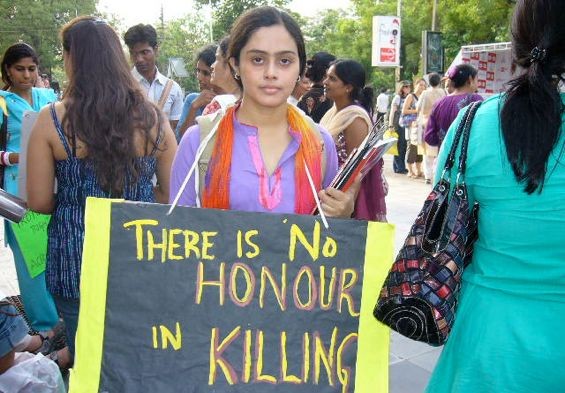 Protest against honor killings