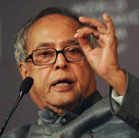 Finance Minister Pranab Mukherjee