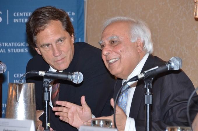 Minister of Human Resources and Development Kapil Sibal