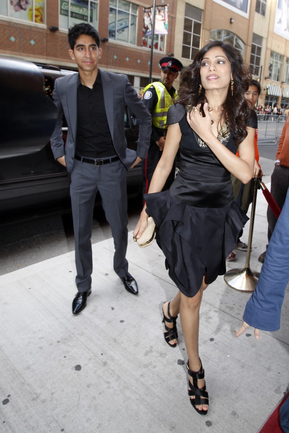 Freida Pinto and actor Dev Patel