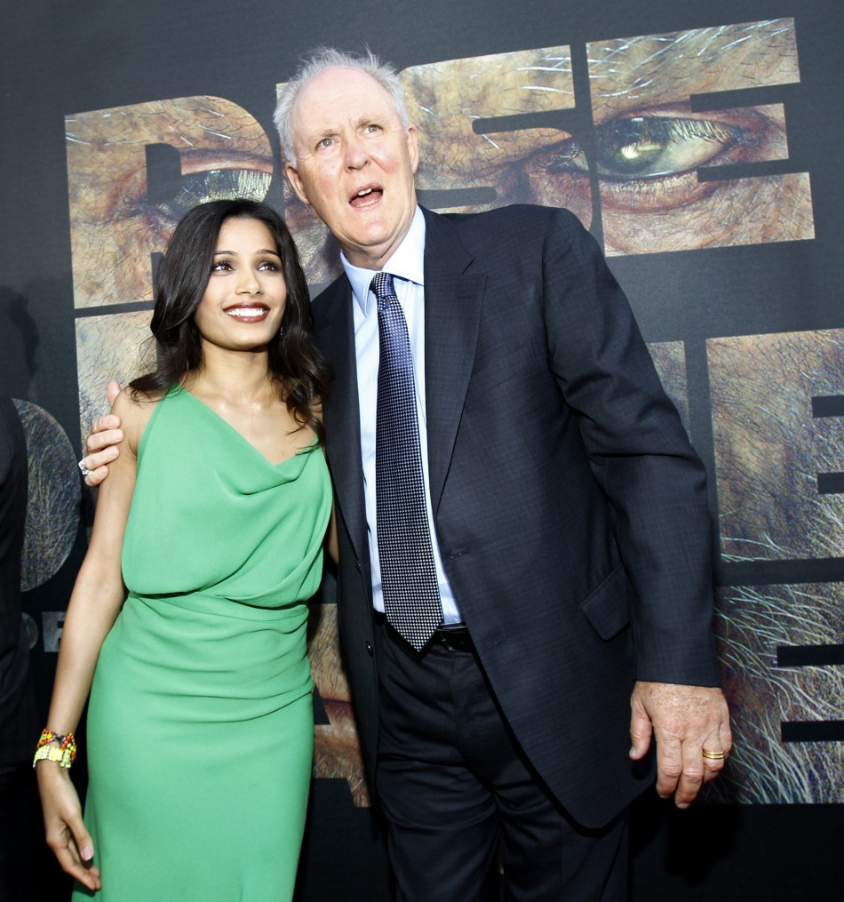 Freida Pinto and John Lithgow