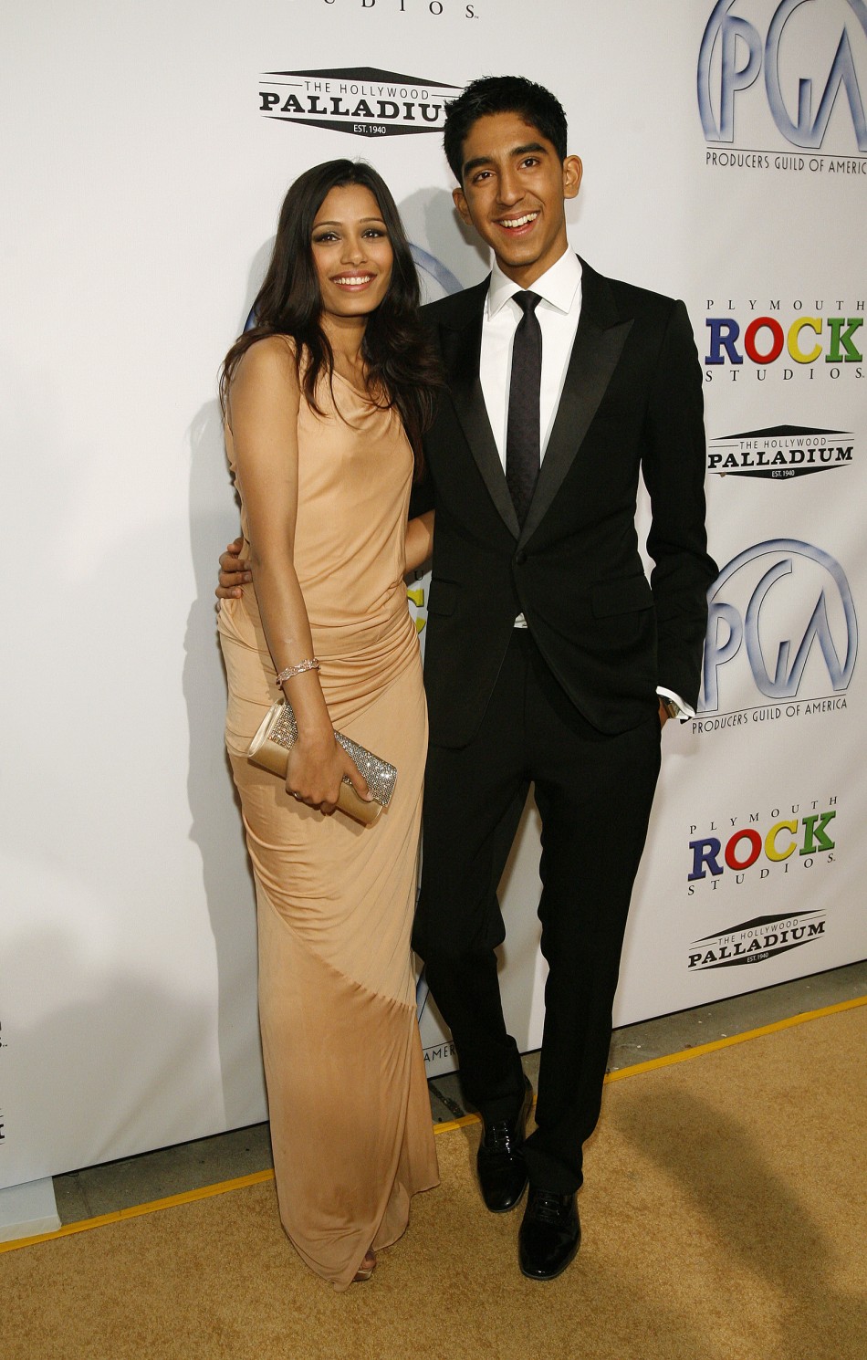 Freida Pinto and Dev Pate