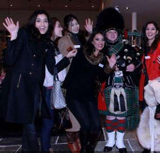 Kanishtha Dhankhar with other contestants for the Kanishtha Dhankhar