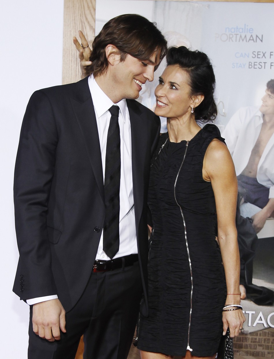 Ashton Kutcher and Demi Moore