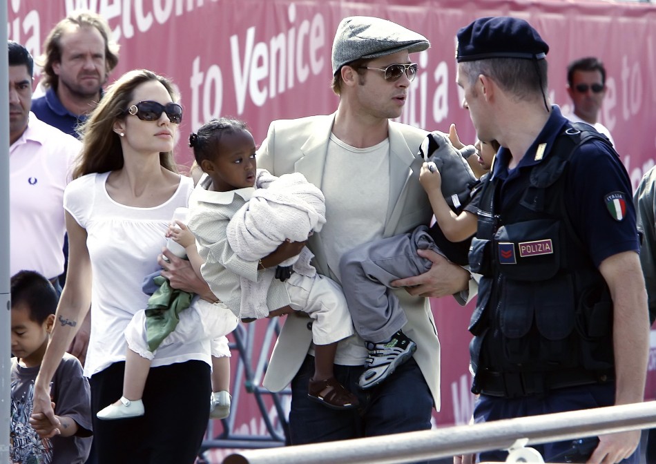 Brangelina with their kids