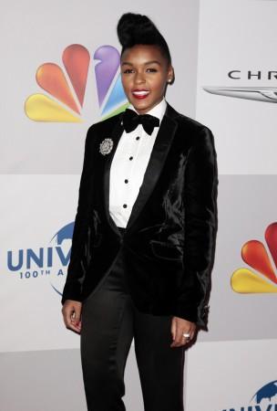 Janelle Monae at Golden Globe Awards Janelle Monae
