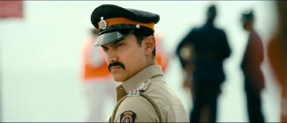 A screen shot of Bollywood actor Aamir Khan from his forthcoming film Aamir Khan
