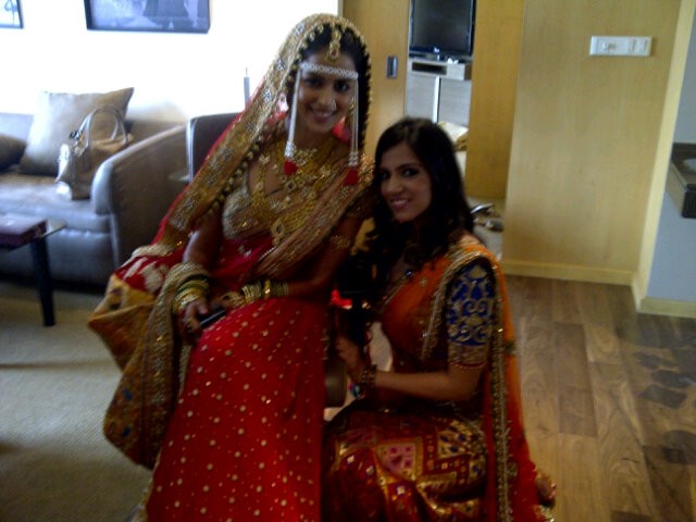 Genelia D'Souza (L), Nishka Lulla