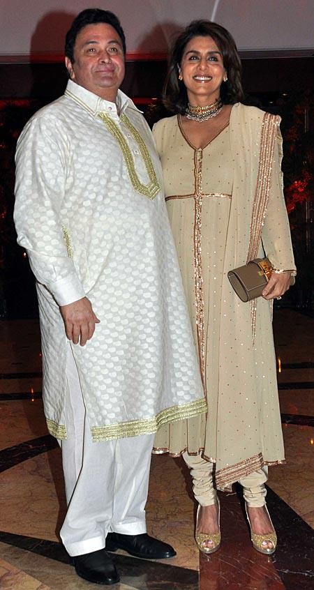 Bollywood actor Rishi Kapoor and Neetu Singh  Bollywood actor Rishi Kapoor and Neetu Singh