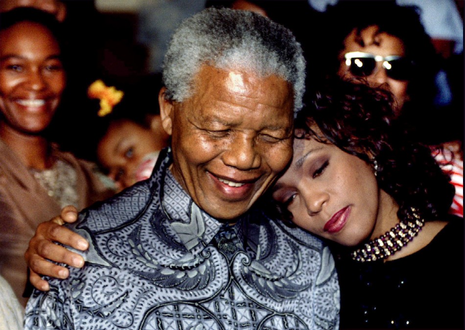 Nelson Mandela, Whitney Houston