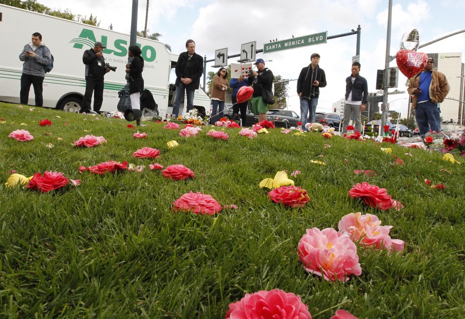 Floral Tribute, Whitney Houston