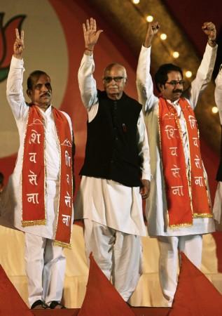 BJP-Shiv Sena/ L K Advani, Uddhav Thackeray, Manohar Joshi