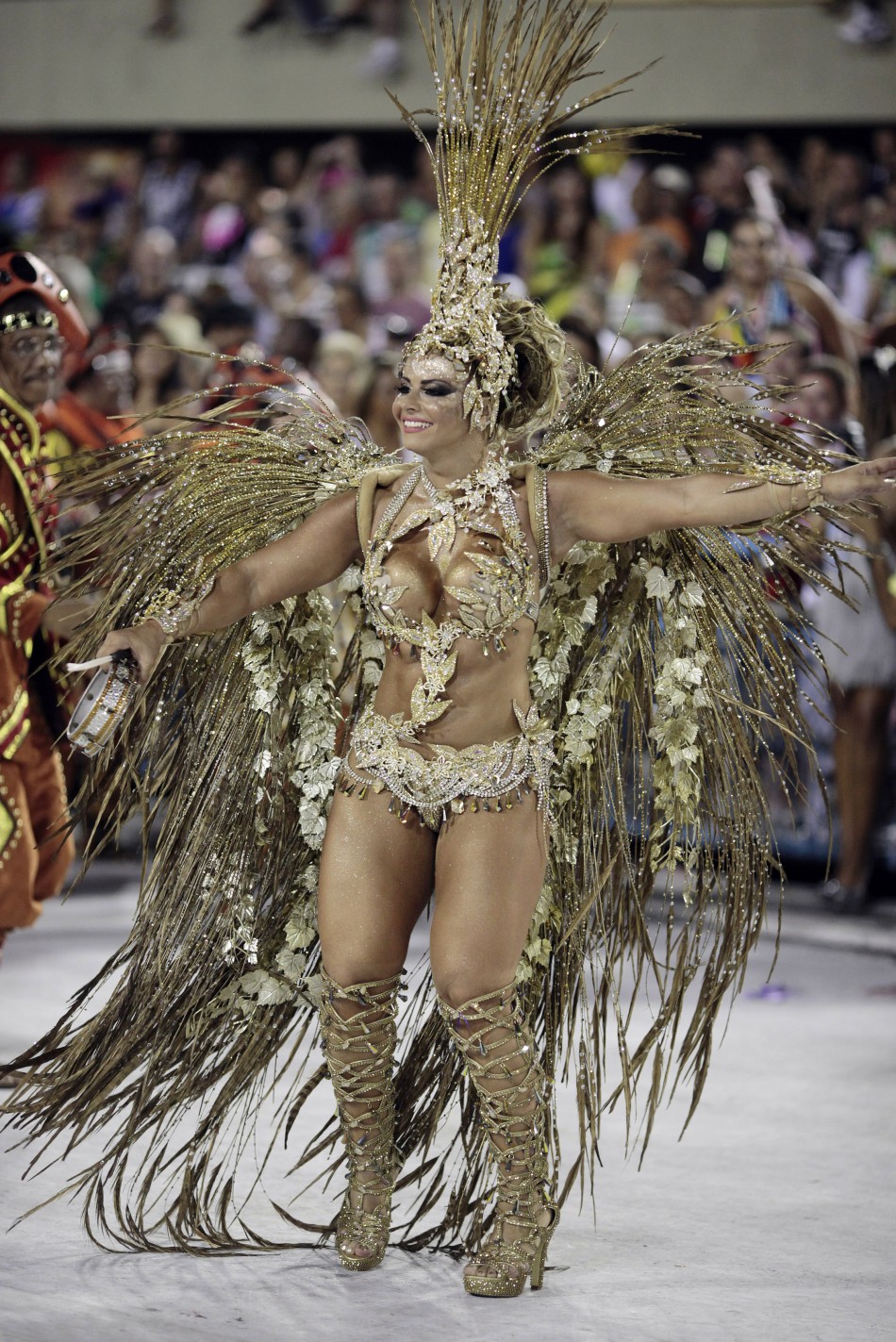 Drum queen Viviane Araujo at Rio de Janeiro Parade Viviane Araujo