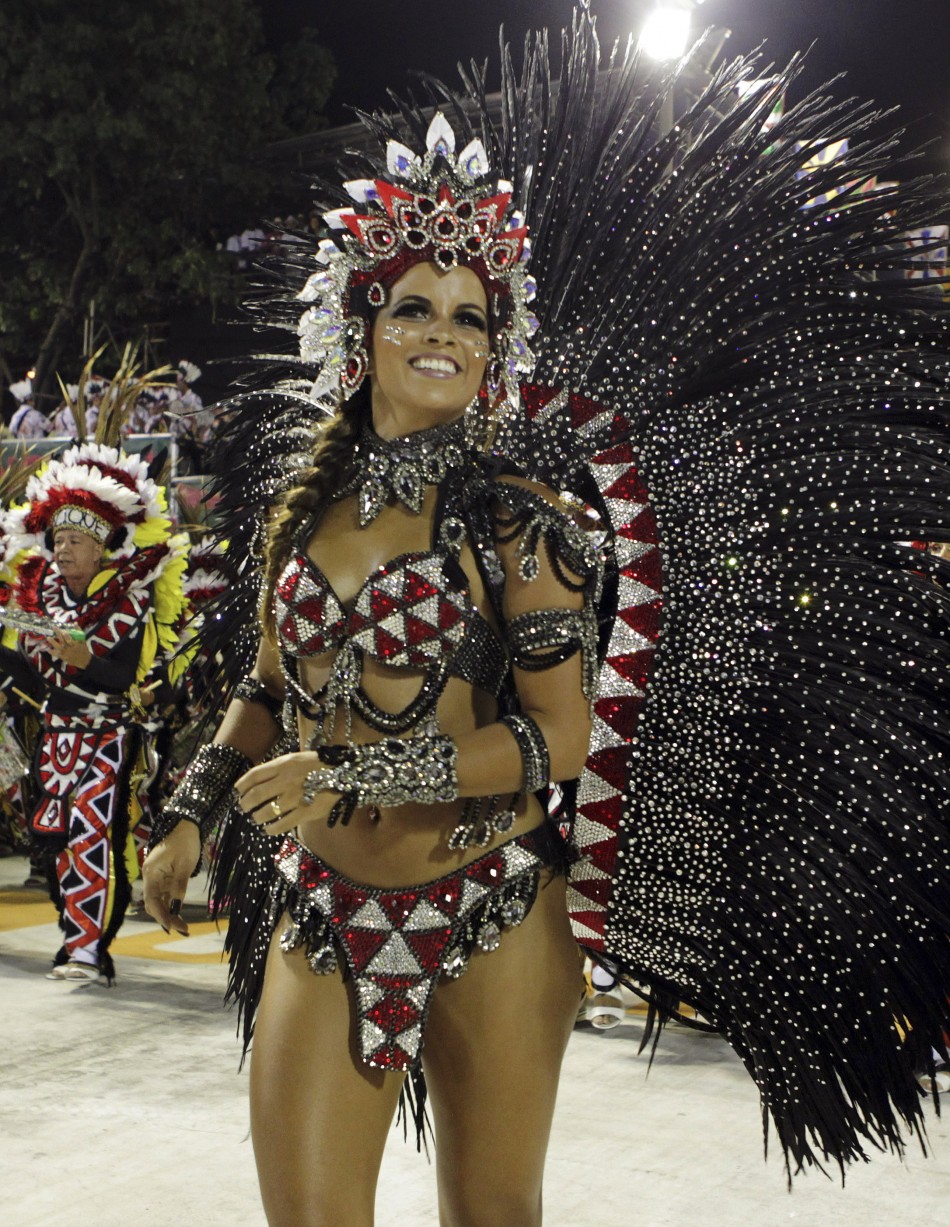 Drum queen Renata Santos at Rio de Janeiro Parade Renata Santos