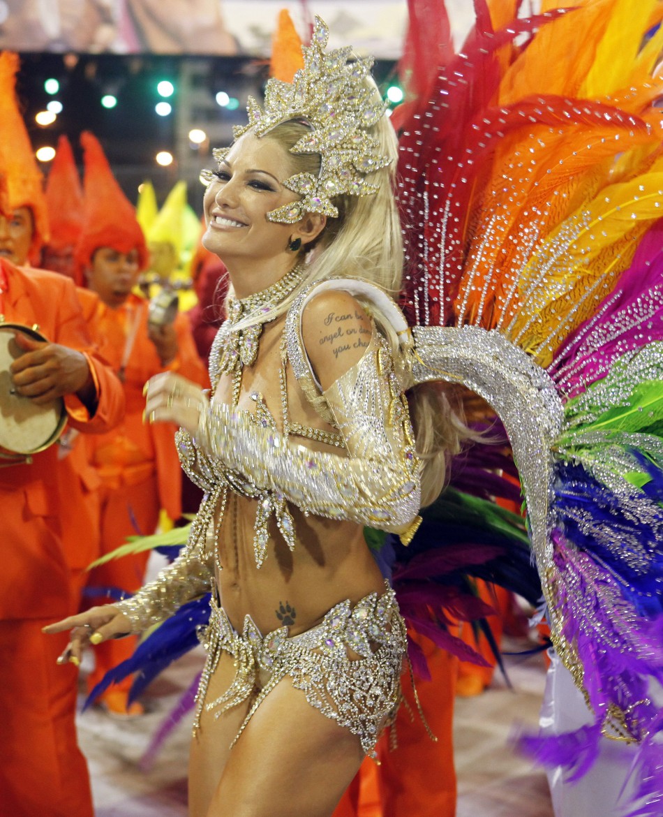 Drum queen Antonia Fontenelle at Rio de Janeiro Parade Antonia Fontenelle