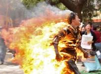 tibetan-protester