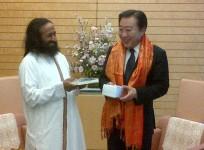 sri-sri-ravi-shankar-yoshihiko-noda