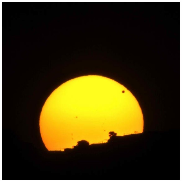 Transit of Venus Cool Photo from Caracas, Venezuela Transit of Venus Cool Photo from Caracas, Venezuela