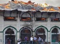 Kashmir revered Sufi Shrine fire accident