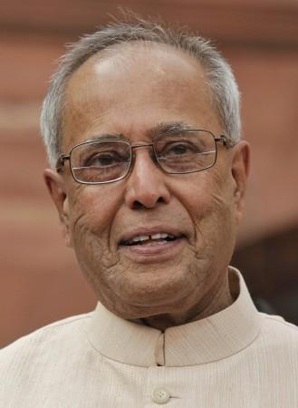 India's Finance Minister Mukherjee