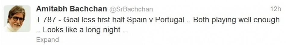 Amitabh Bachchan's 787 tweet. Amitabh Bachchan's 787 tweet.