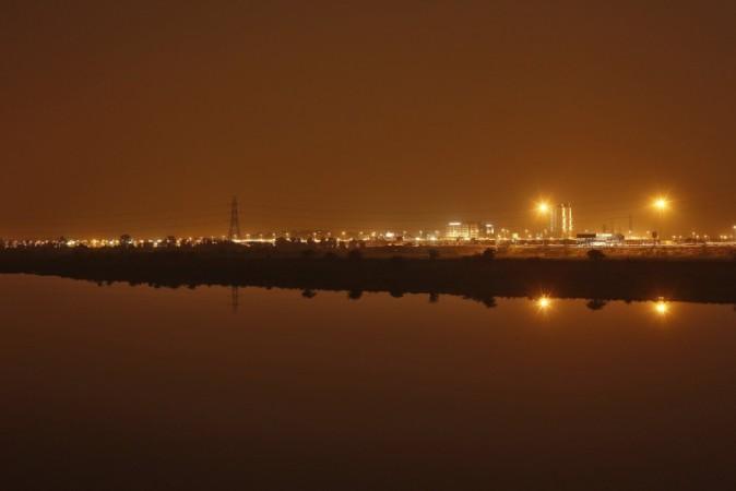 An illuminated stretch of a residential complex is pictured after electricity was restored in New Delhi (Reuters) Blackouts in India