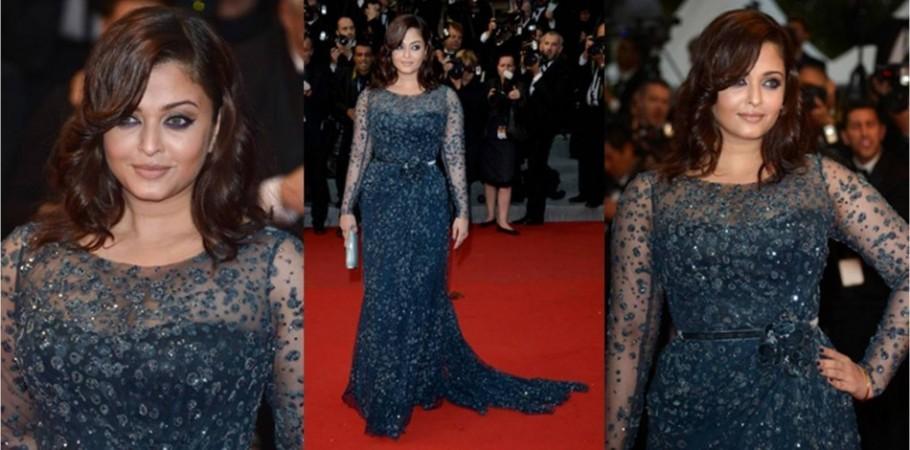 Aishwarya Rai BachchanWalks the Red Carpet At Cannes 2012 (Facebook) Aishwarya Rai Bachchan